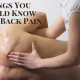 Things You Should Know About Back Pain